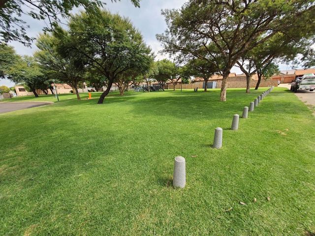 Open lawn in a residential estate